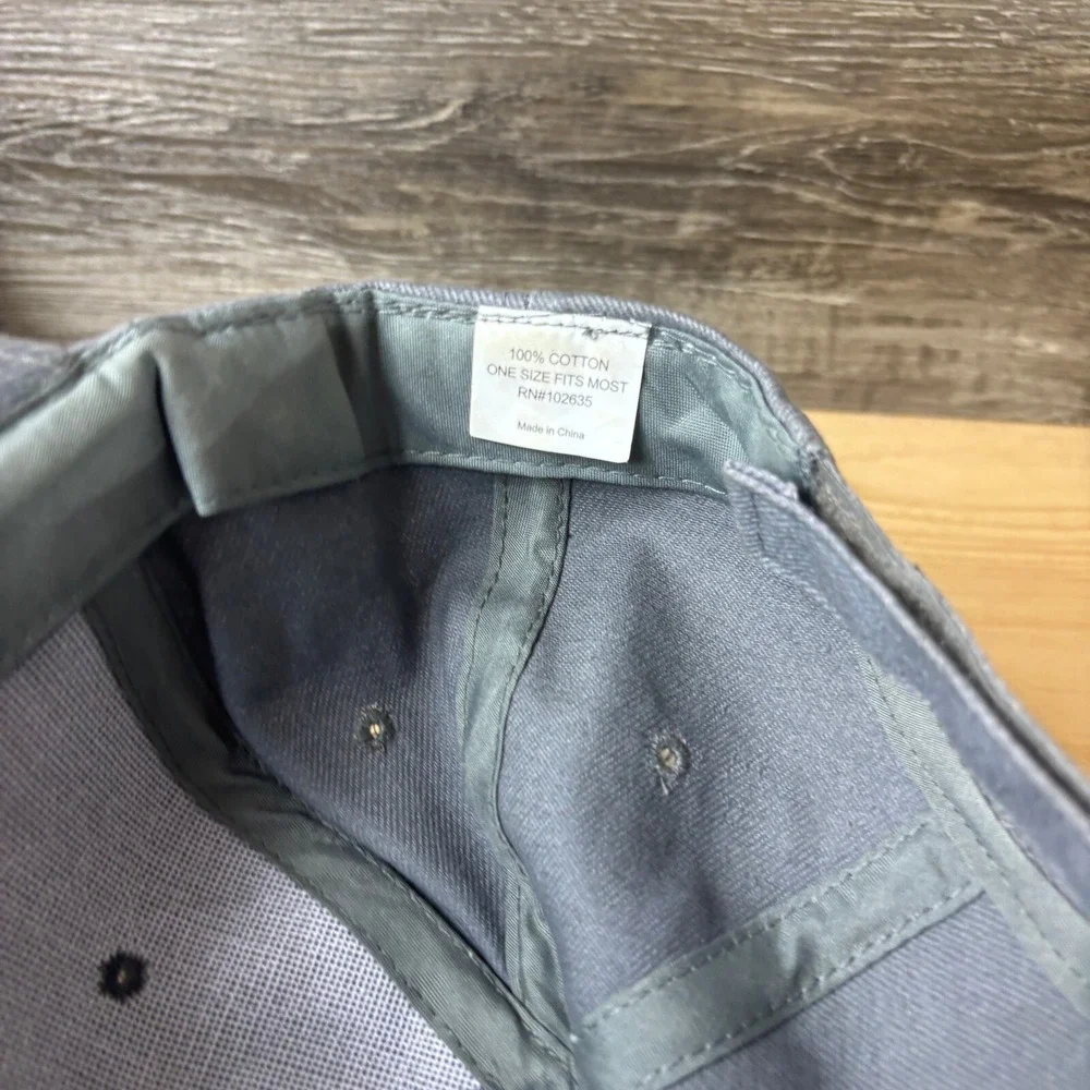 NRA Hat Cap Strap‎ Gray 150 Years Strong Adjustable